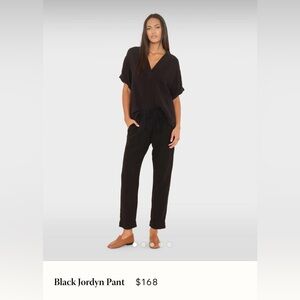 Xirena Black Jordyn Pant - Women's Pull-On Trousers